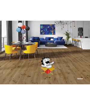 Однополосная паркетная доска Barlinek Дуб vintage Pure Medio Azores 