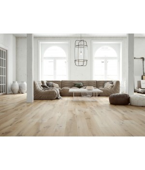 Однополосная паркетная доска Barlinek Дуб vintage Grande Pure ivory