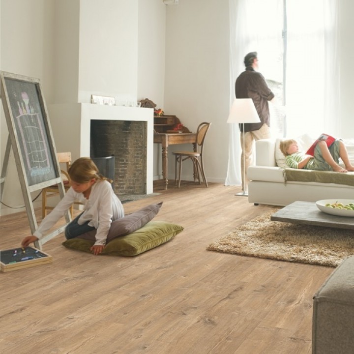 Ламинат Quick-Step ELIGNA WIDE UW 1548 Доска дуба пиленого натур