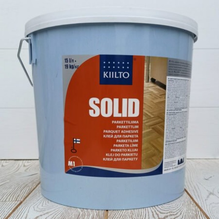 Воднодисперсионный клей для паркета Kiilto Solid